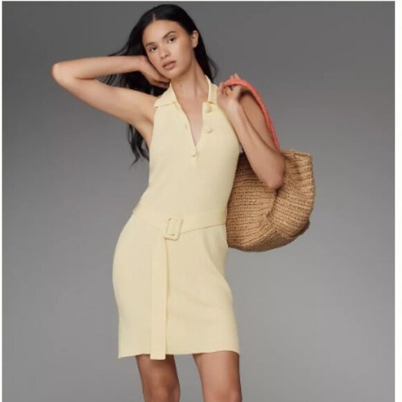 Anthropologie Dresses & Skirts - NWT Anthropologie  Siempre Belted Longline Knit Shirt Dress Size LG